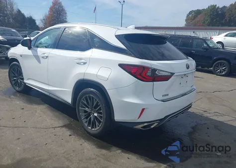 2017 Lexus Rx 350 F Sport z USA, uszkodzony, nr VIN 2T2BZMCA4HC125476